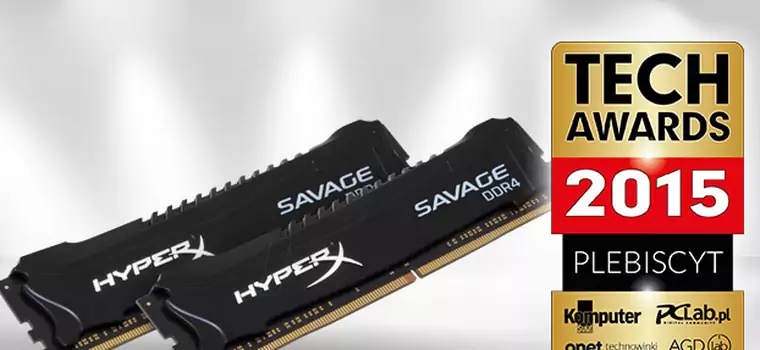 TechAwards 2015: Nagrody dla głosujących - Pamięć RAM HyperX Savage DDR4