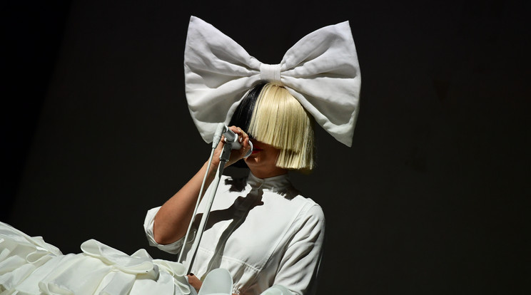 Sia a Sziget nagyszínőadán /Fotó: AFP