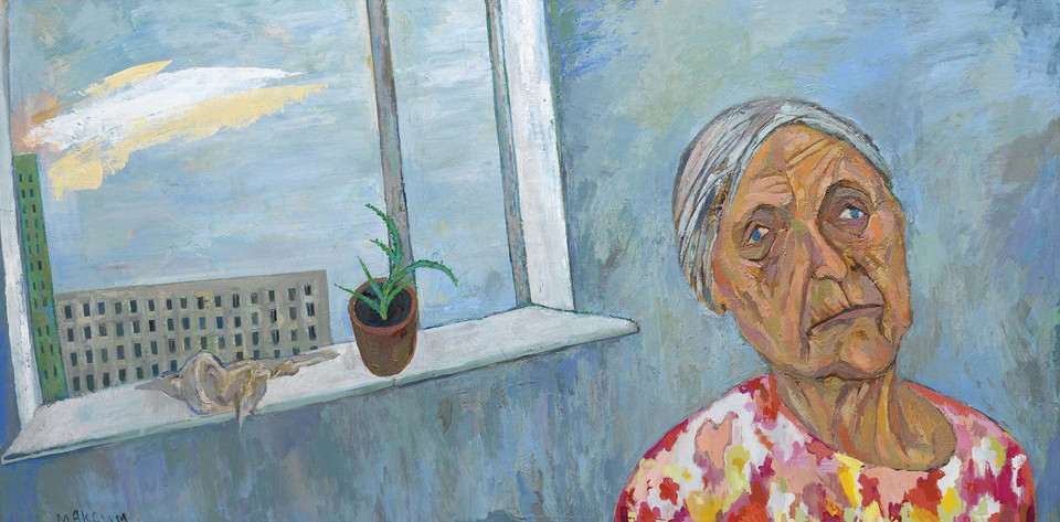 Matka przy oknie 1996-1997, fot. ⓒ Maxim Kantor. Archiwum