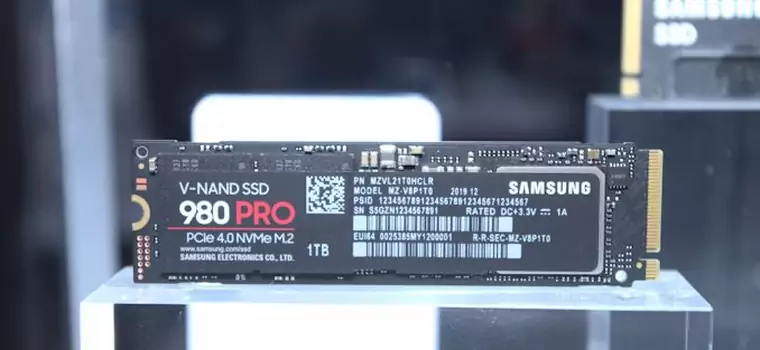Samsung 980 PRO - bardzo szybki dysk SSD z PCIe 4.0 w drodze