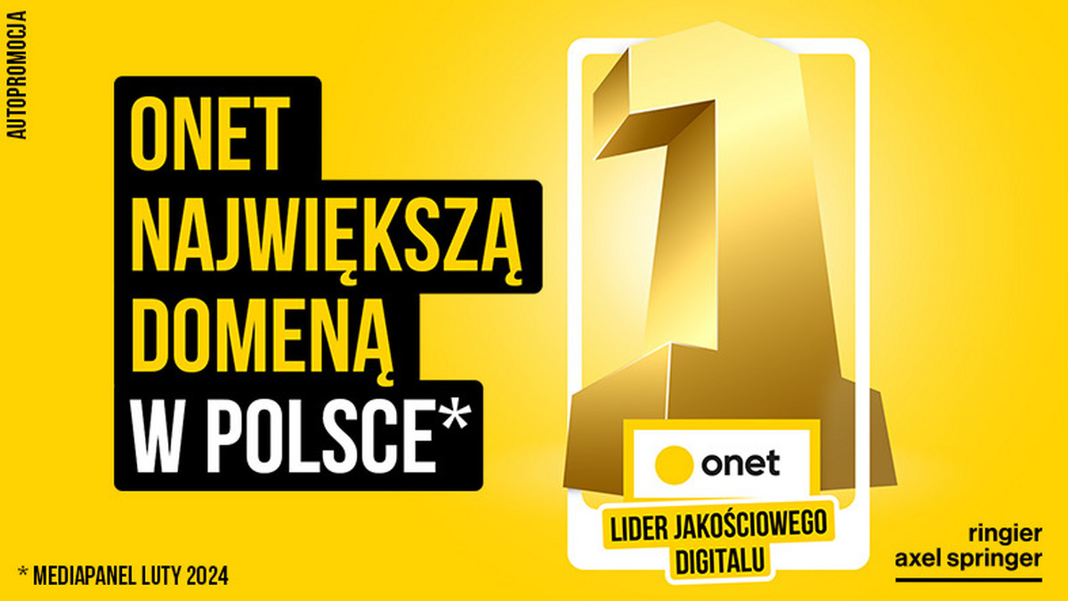 W lutym domena Onet.pl ponownie wygenerowała największy ruch w Internecie wśród polskich wydawców. Według najnowszego Mediapanelu (Gemius/PBI) aż 16,3 mln realnych użytkowników odwiedziło serwisy Onetu. Utrzymaliśmy również pozycję lidera pod względem liczby użytkowników w kategorii "Informacje i Publicystyka" z 10,9 mln realnych użytkowników.