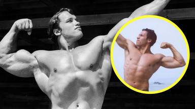 Nieślubny syn Arnolda Schwarzeneggera odtworzył kultową pozę ojca. Niebywałe podobieństwo