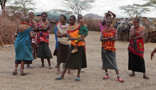 Tradycyjna wioska Samburu [Kenia]