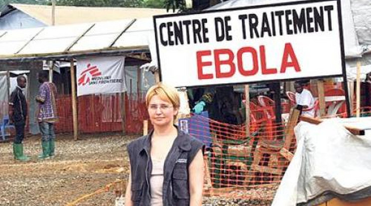 Afrikában harcolt az ebola ellen Bernadett