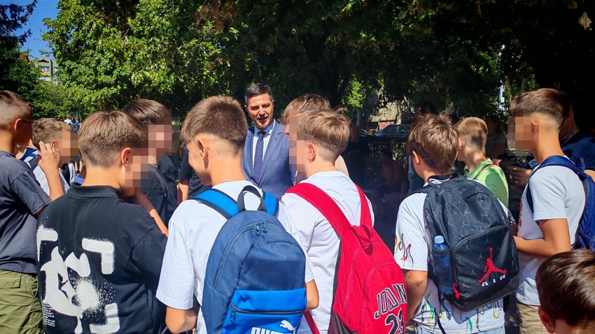 Gradonačelnik Niša Dragoslav Pavlović u OŠ 