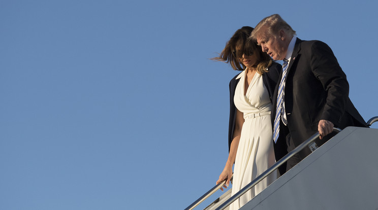 Trump is Melania /Fotó: AFP