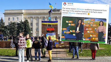 Rosyjska telewizja pokazała prognozę pogody. Czegoś zabrakło i to nie przypadek