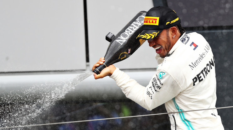 Lewis Hamilton hatodszor nyert Silverstone-ban – ő győzött ott legtöbbször az F1-ben / Fotó: Getty Images