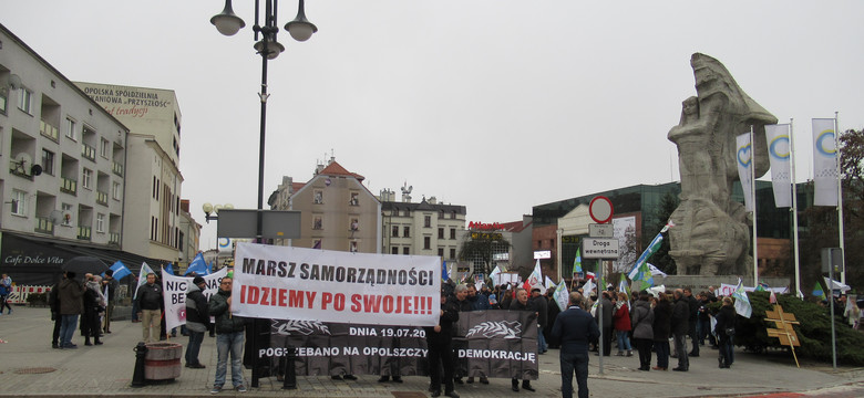 Manifestacja w stolicy regionu. Władze Opola zrywają mediacje