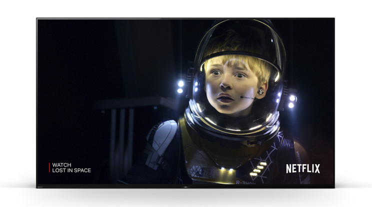 A Netflix Lost in Space című sorozata egy AF9-es készüléken /Fotó: Sony