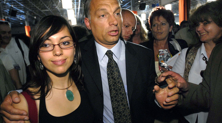 Orbán Viktor miniszterelnök legidősebb lánya kisbabát vár /Fotó: MTI