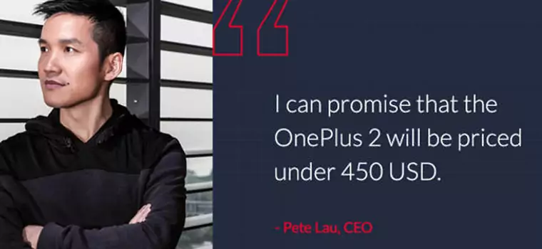 OnePlus 2 będzie tańszy niż 450 dolarów