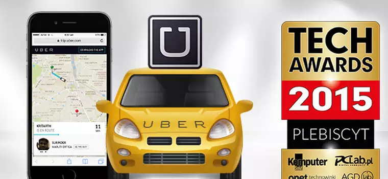 TechAwards 2015: Nagrody dla głosujących - darmowy przejazd z Uber