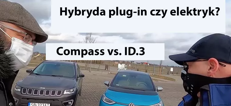 Auta bez ściemy - Jeep Compass PHEV kontra Volkswagen ID.3