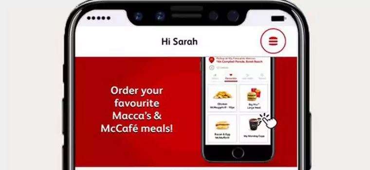 McDonald's na renderach nowej aplikacji potwierdza wygląd iPhone'a 8?