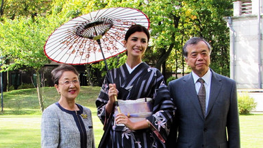 Miss International 2015: Ewa Mielnicka spotkała się z ambasadorem Japonii