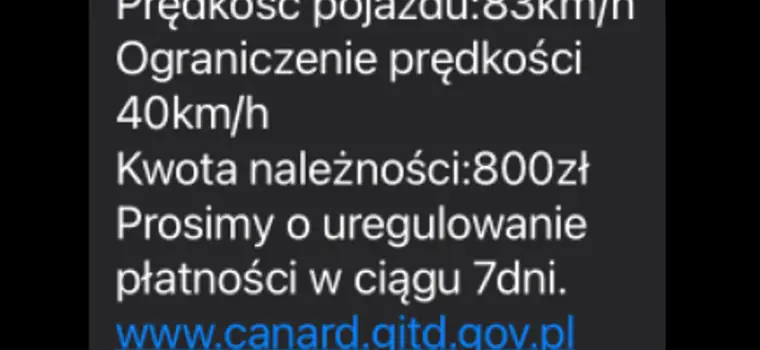 Kierowcy dostają SMS-y z mandatami. Komunikat GITD