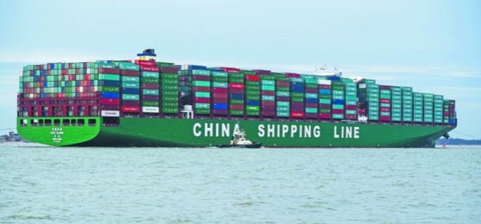 Największe kontenerowce świata: Numer 2. „CSCL Globe”