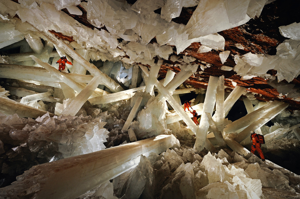 Kryształowa Jaskinia w Naica, Chihuahua, Meksyk