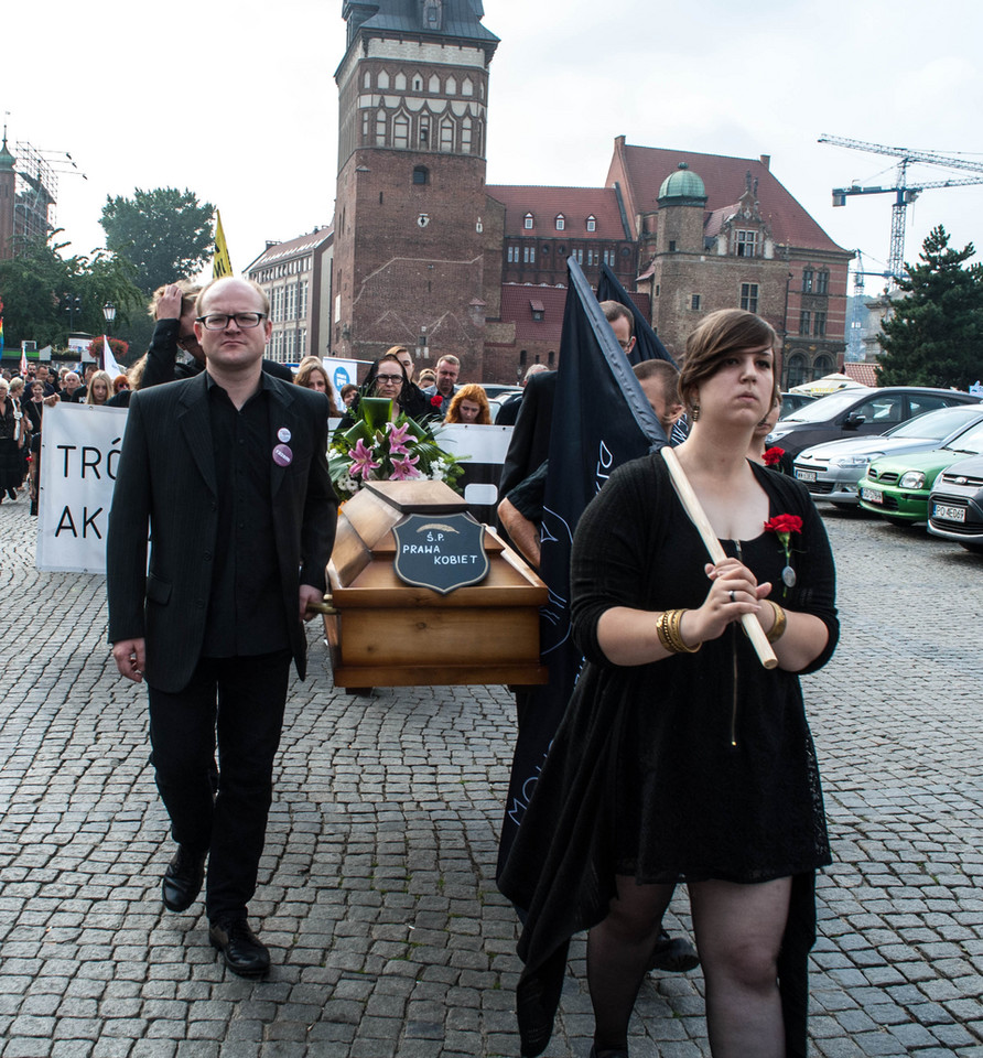 Protest w Gdańsku