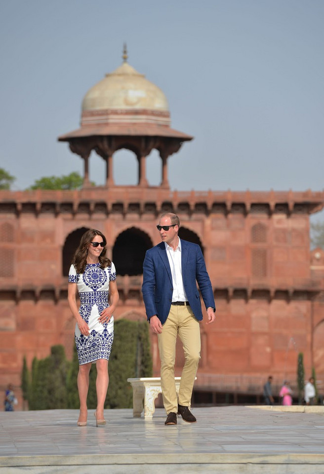 Książę William i księżna Kate z wizytą w Indiach