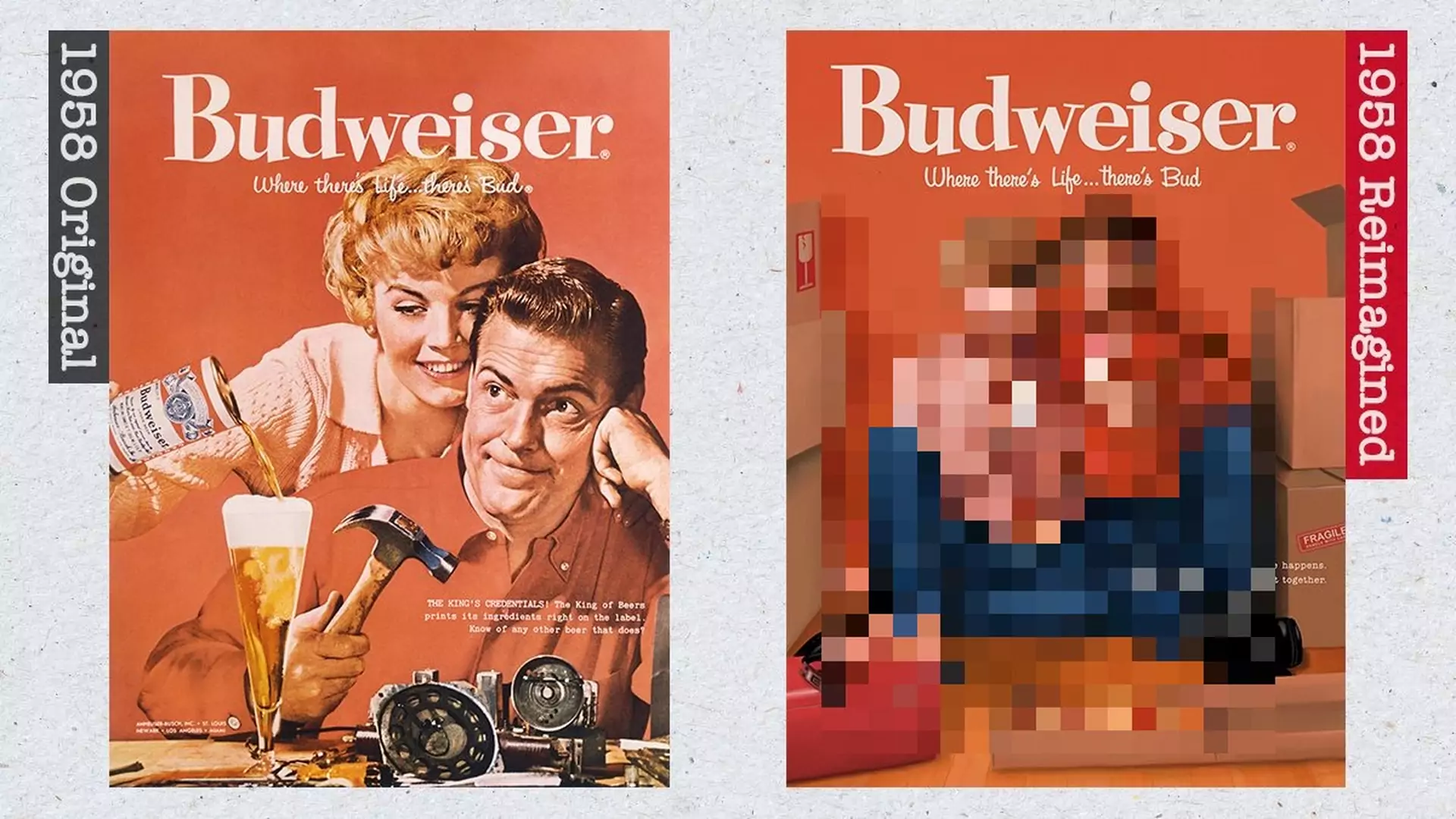 Budweiser zmienia seksistowskie reklamy piwa z lat 50. i 60.!