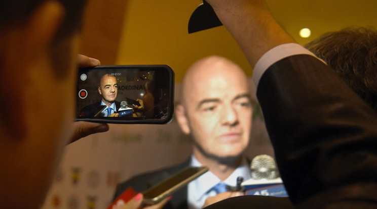 Infantino esélyes az elnöki posztra /Fotó: AFP