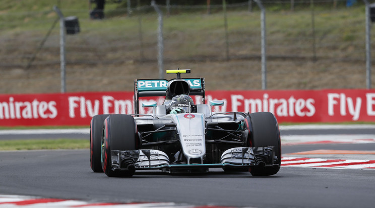 Nico Rosberg nyerte a Magyar Nagydíj időmérő edzését /Fotó: Fuszek Gábor