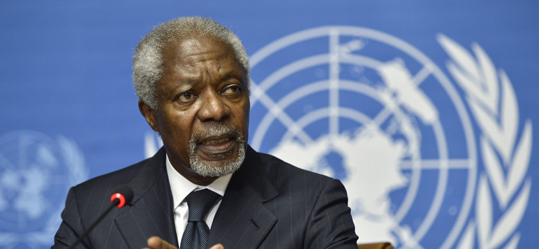 Annan w "FT": impas w RB ONZ oznacza impas w Syrii