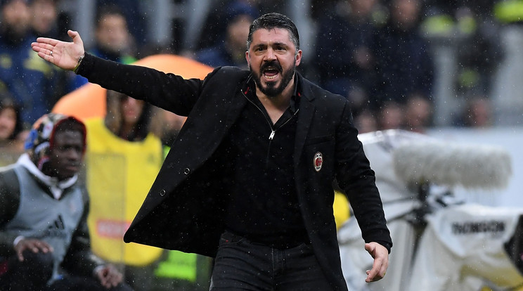 Gennarro Gattuso csapata, a Milan nem idulhat a nemzetközi ligákban  /Fotó: Northfoto