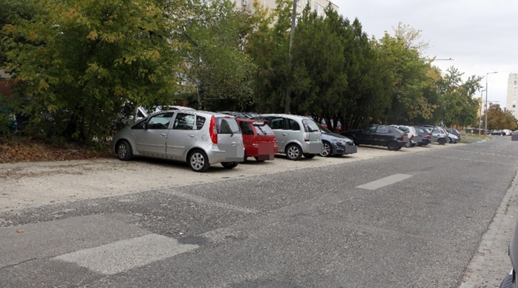 Ebben a parkolóban támadt D. Tamás volt élettársára /Fotó: police.hu