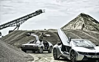 Wehikuły czasu - DeLorean DMC-12 i BMW i8