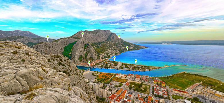 Wirtualne wycieczki 360° po jednym z najładniejszych miast Chorwacji