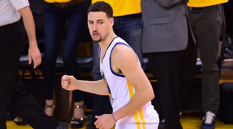 Klay Thompson 40 pontot dobott /Fotó: AFP