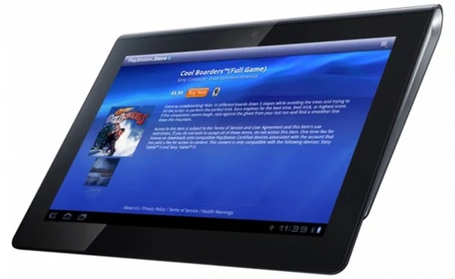 Sony Tablet S umożliwia dostęp do oferty PlayStation Store, za pomocą specjalnego oprogramowania dla systemu Android. To spory atut z perspektywy gracza
