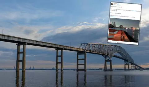 Zniszczony most w USA miał "ukryte" znaczenie. Złożył się jak domek z kart [WIDEO]