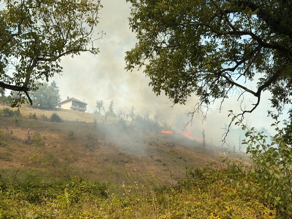 Požar u mestu Handići, na ulazu u Foču