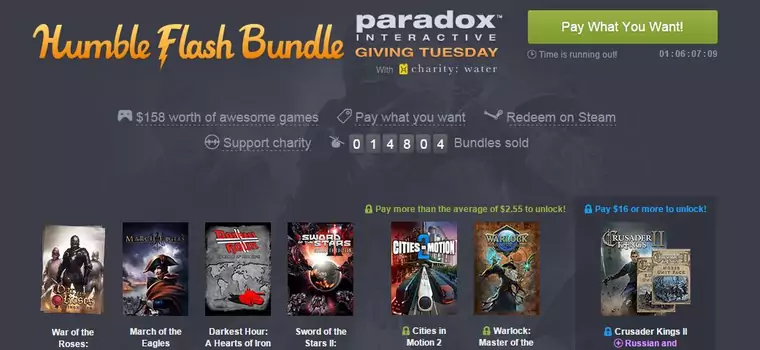 Gry Paradoksu w nowym Humble Flash Bundle!