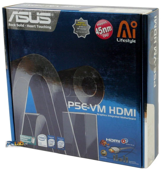ASUS P5E-VM HDMI – pudełko