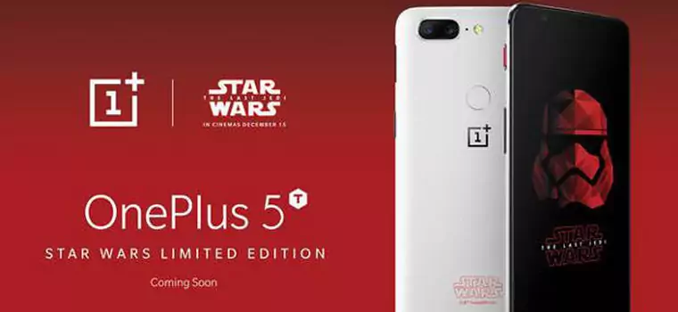 OnePlus 5T Star Wars Limited Edition wraz z filmem Gwiezdne Wojny Ostatni Jedi