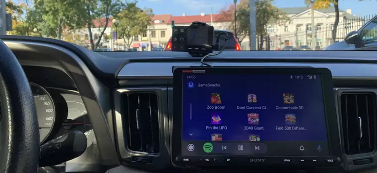 Google zmienia Android Auto. Gry dla stojących w korku