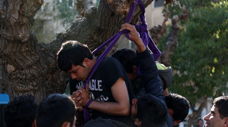 migránsok - Fotó: MTI