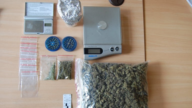 Kostrzyn: ponad 300 gramów marihuany w mieszkaniu