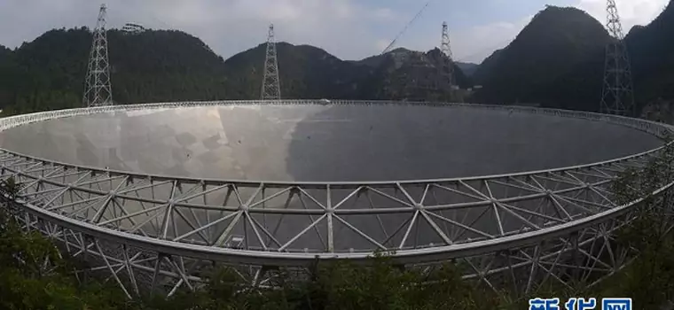 Chiny uruchomiły FAST - największy radioteleskop do poszukiwania cywilizacji pozaziemskich