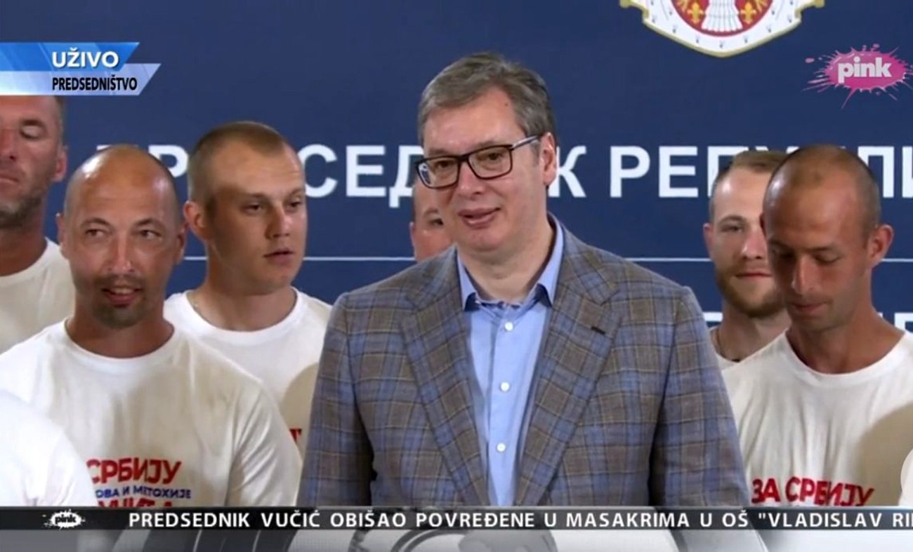Vučić primio Srbe sa KiM koji su pešice krenuli na skup “Srbija nade”