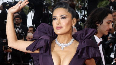 Salma Hayek olśniewa na festiwalu w Cannes. Ale tylko spójrz na Rubik i Rosati!