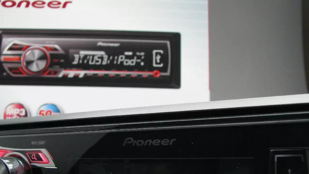 Pioneer MVH-350BT: test