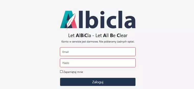 Problematyczny start Albicla.com - link do Facebooka w regulaminie i beznadziejne zabezpieczenia bazy użytkowników