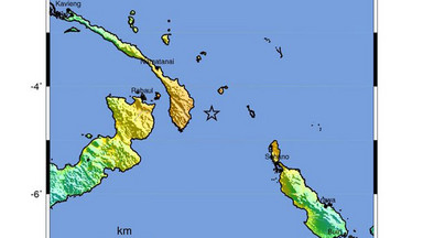 Papua-Nowa Gwinea: silne trzęsienie ziemi, ostrzeżenie przed tsunami