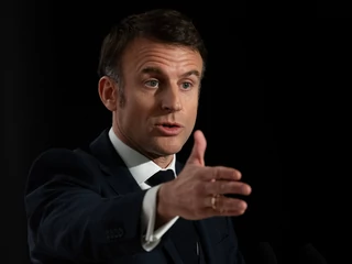 Prezydent Francji Emmanuel Macron